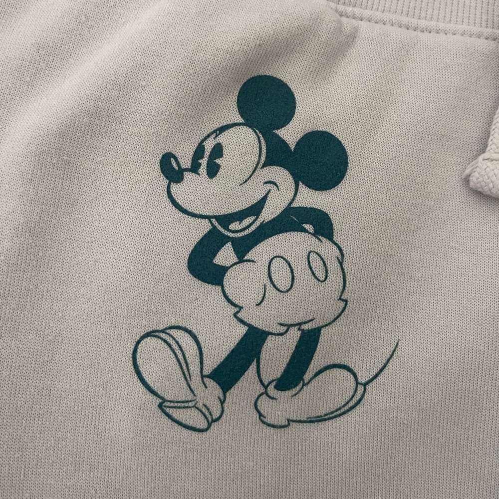 Women's Disney Mickey Mouse Jogger Sweatpants Gray Size M - Picture 3 of 7